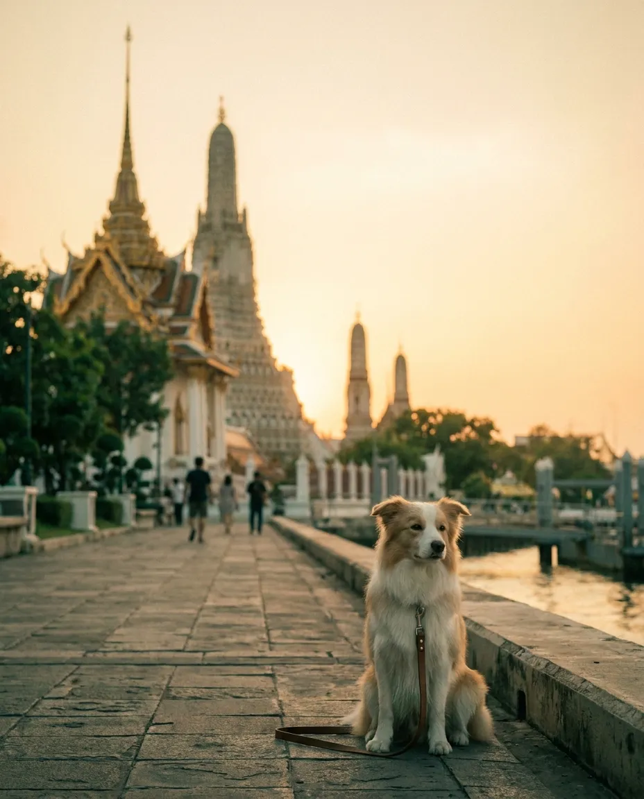 Reisen mit Haustier in Bangkok, Thailand